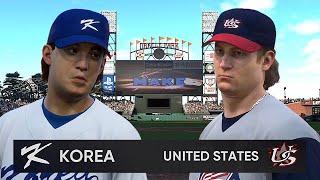 [더쇼21] 대표팀의 새로운 우완 에이스 원태인 vs 미국 드림팀 게릿 콜 MLB The Show 21