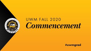 UW-Milwaukee December 2020 Commencement