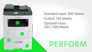 Lexmark MX317DN A4 Mono All-In-One Laser Printer