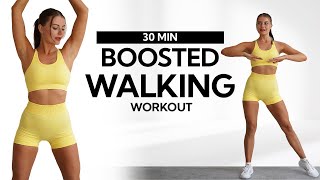 30 MIN BOOSTED WALKING WORKOUT FOR WEIGHT LOSS- No Jumping Fat Burning