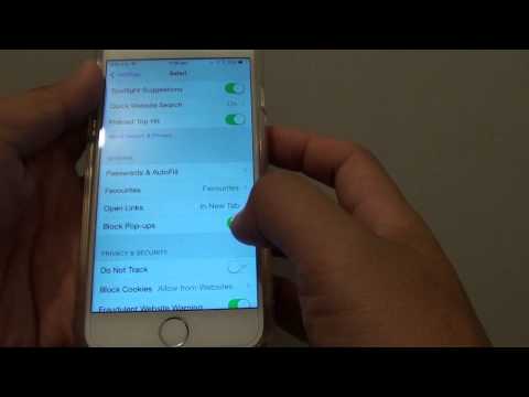 iPhone 6: How to Enable / Disable Block Popups in Safari iPhone 6: How to Enable / Disable Block Popups in Safari