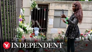 Watch again: Fans gather outside Tina Turner's home to pay tribute after singer's death