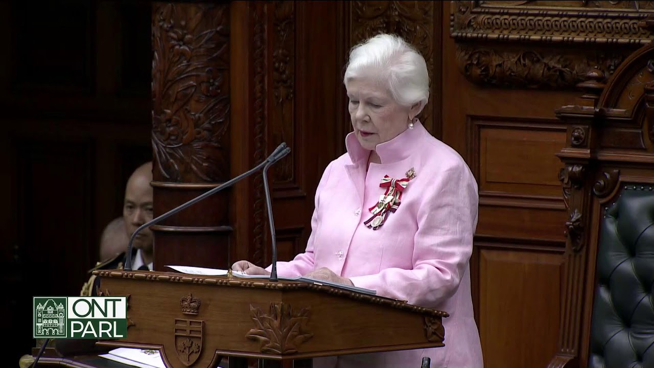 Lieutenant Governor Delivers Speech From The Throne | August 9 - YouTube