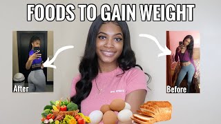 Foods To Eat For Weight Gain 🍑 // Gain Weight With Fast Metabolism