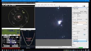 b-SGR SharpCap Proによる実際の星によるフォーカス操作について