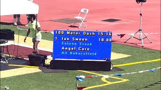 10.88 100m -  Ian Sweeney 2026