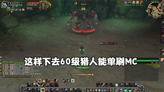 魔兽plus25级猎人单刷全通哀嚎洞穴猎人真强悍