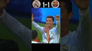 Real Madrid vs Barcelona LaLiga Semi Final 🔥#messi vs #ronaldo 💪 #football #youtube #shorts