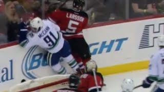 Adam Larsson Hit on Jared McCann Game Misconduct