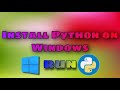 How to Install Python on Windows and Run Program from Command Prompt #python