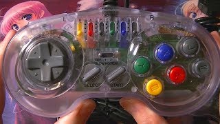 【SFC】スーファミ用サターン風コントローラー【6ボタン対応】