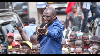 DRAMA! KENYANS CHASES PRESIDENT RUTO AWAY AFTER CLAIMING UNGA IS NOW AT KSH.100 IN KENYA