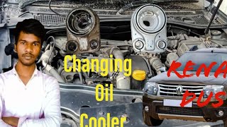 Renault duster engine oil in coolant bottle and cooling system  || how to solve this problem ||