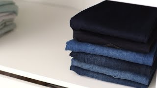 How to Fold Jeans- Martha Stewart