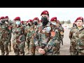 Coalition forces visit Zerevani female Peshmerga security guards