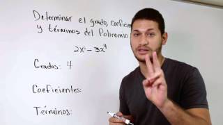 6. Determinar el grado, coeficientes y términos del polinomio