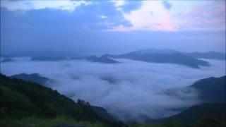 2014 05 22岩屋山からの雲海（120倍速タイムラプス）