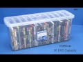 BiGDUG CD & DVD Wham Plastic Storage Boxes