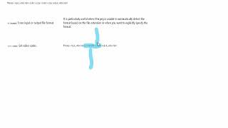 100 FFMPEG tutorial Command line options Part 1
