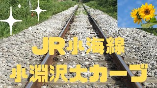 JR小海線 真夏の小淵沢大カーブ