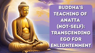 Buddha's Teaching of Anatta (Not-Self): Transcending Ego for Enlightenment | Buddhist Wisdom