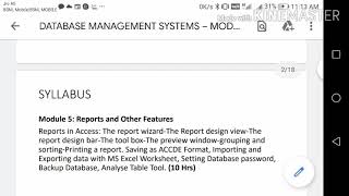 Database Management Systems - Module 5