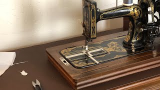 105-Year Old Transverse Shuttle Sewing Machine - 1920 German Stoewer- Langschiffchen Nähmaschine.