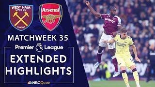 West Ham United v. Arsenal | PREMIER LEAGUE HIGHLIGHTS | 5/1/2022 | NBC Sports