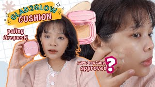 REVIEW GLAD2GLOW PERFECT COVER CUSHION DI KULIT SAWO MATANG NEUTRAL, BENER BAGUS? 🤔  | RIRIEPRAMS