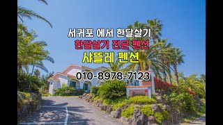 제주도 한달살이/ 한달살기숙소 전문펜션 샤뜰레 서귀포숙소 중 최고