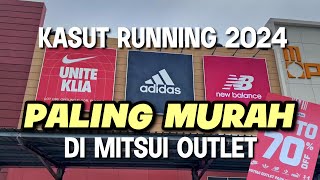 KASUT RUNNING PALING MURAH 2024 DI MITSUI OUTLET