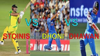 Dhoni vs Kohli Vs Stoinis