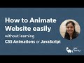 Animate Website on Scroll easily without learning CSS Animations or JavaScript