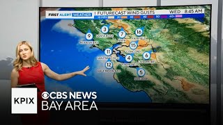 After a cloudy start, expect windy conditions on Wednesday
