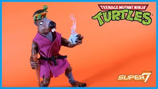 Super7 Ultimates! Teenage Mutant Ninja Turtles Wave 1 MASTER SPLINTER Action Figure Review