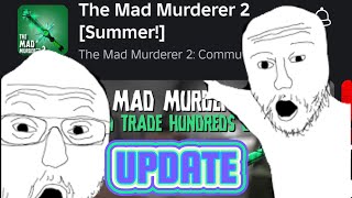 SUMMER UPDATE!!!☀️Roblox The Mad Murderer 2 (TMM2)!🎊New weapons, maps, and crafts! 🥳