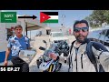 CROSSING INTO JORDAN S06 EP.27 | SAUDI ARABIA TO JORDAN DURRA BORDER | MIDDLE EAST ON MOTORCYCLE