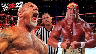 Goldberg vs. Hulk Hogan (WWE 2K22)