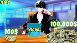 When A GENIUS Gets A 1000X MULTIPLICATION System FOR HIS MONEY 😱🤩 | Manhwa Recap