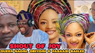 Ibadan Court Granted Queen Naomi, Oriyomi Hamzat \u0026 Mr. Fasaasi Bail As People Jubilate At The Court