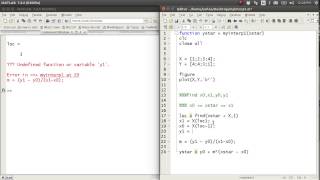 MATLAB Help - Linear Interpolation