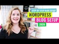 Step by Step WordPress Blog Setup | BLOG SETUP SERIES