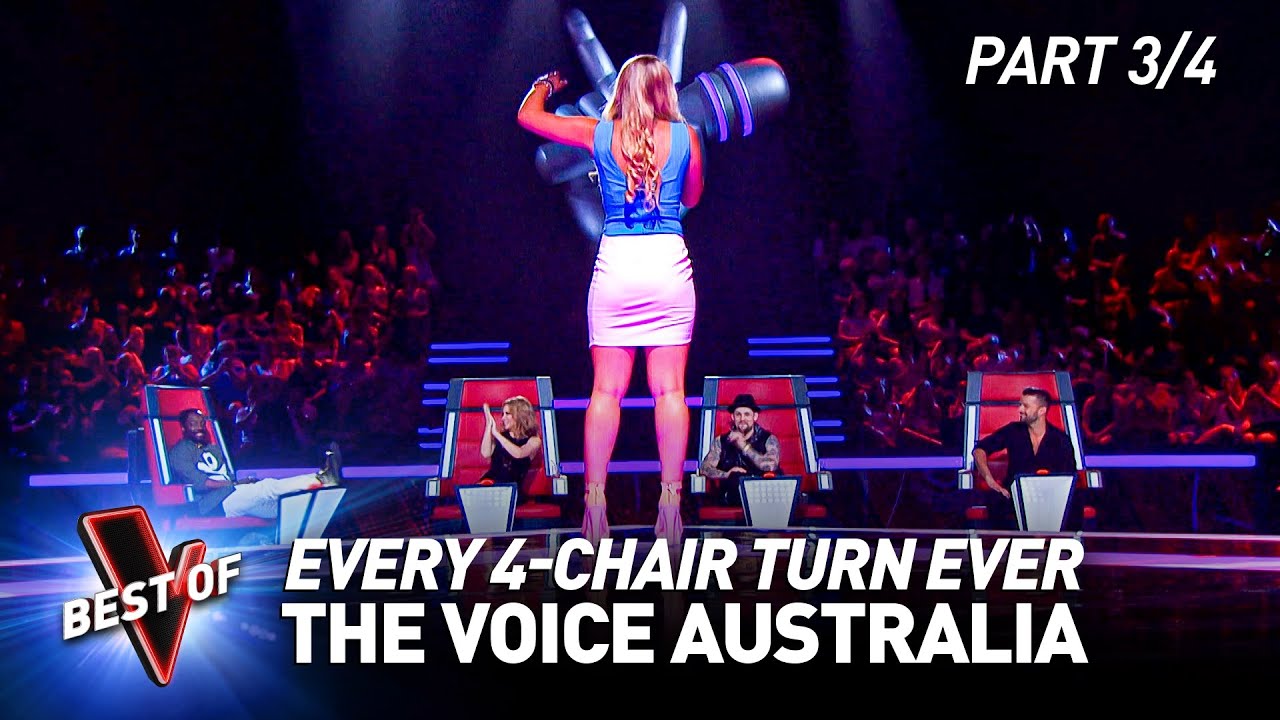 Every 4 Chair Turn Blind Audition On The Voice Australia Part 3 4