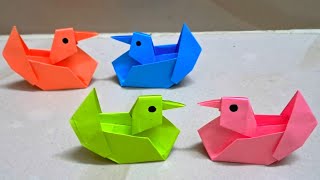 How To Make Easy Origami Paper Duck For Kids / Nursery Craft Ideas / Paper Craft Easy / KIDS crafts