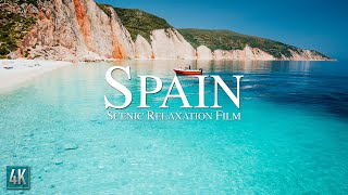 Spain 4k Scenic Relaxation Film | Travel to Spain with Calming Music | Beautiful Drone Footage