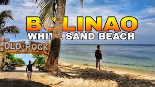 🏍️ THE CRYSTAL CLEAR WATER OF BOLINAO PANGASINAN WHITE SAND BEACH | OLD ROCK RESORT | BOLINAO CHURCH