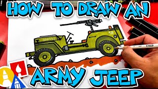 How To Draw An Army Jeep