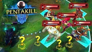 PERFECT PENTAKILL MOMENTS IN LEAGUE OF LEGENDS #27