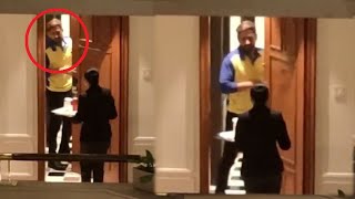 Watch MS Dhoni Surprised A Hotel Staff Girl When She Comes To His Room To Deliver Food | IPL 2023