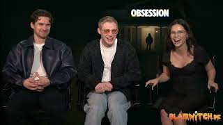 Michael Johnston, Curry Barker & Inde Navarrette OBSESSION Interview (2026)